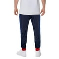thumbnail image 2 of Champion Life Mens Track Pants, XXL, Navy/Scarlet, 2 of 4