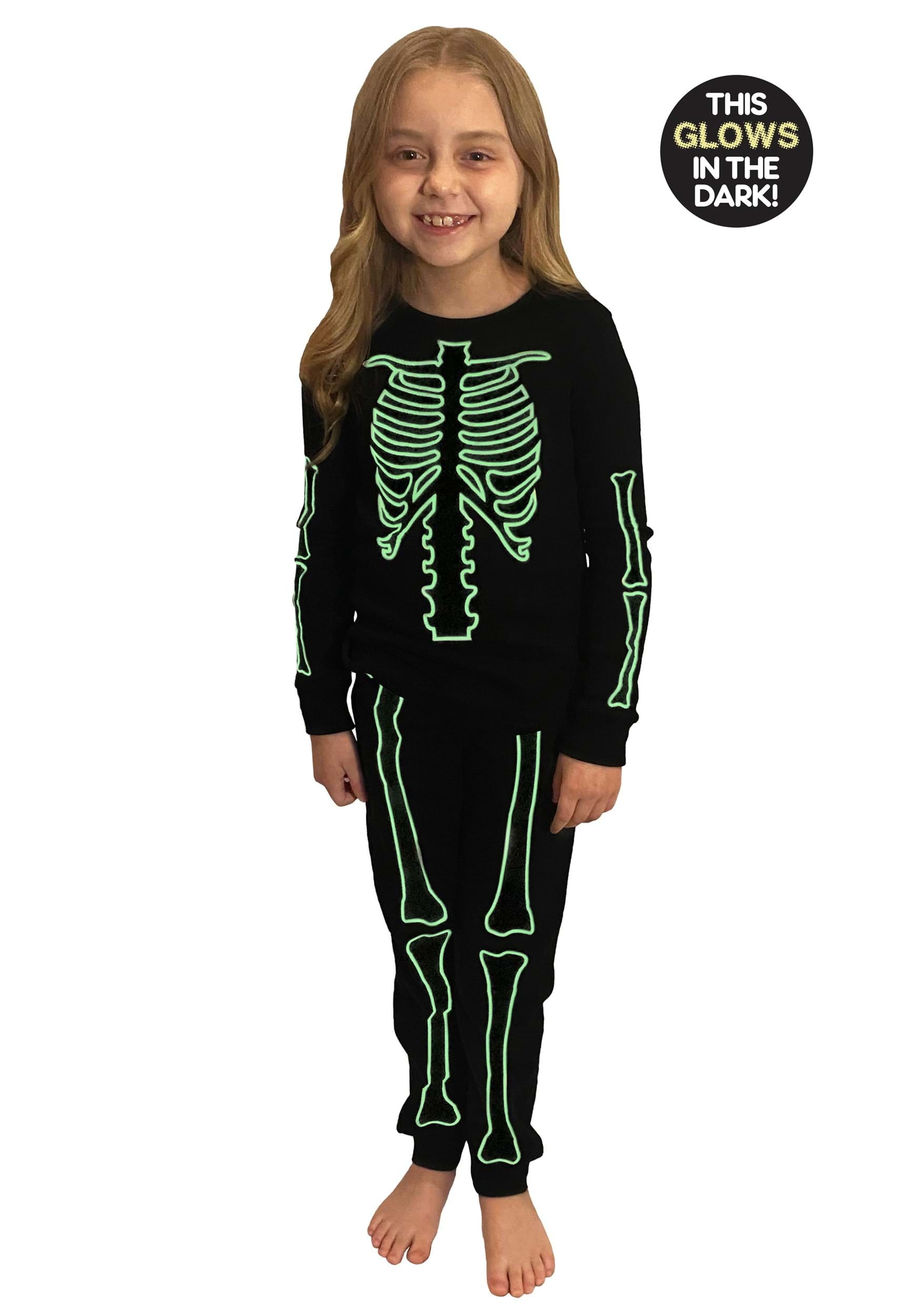 Skeleton pajamas for toddlers cheap