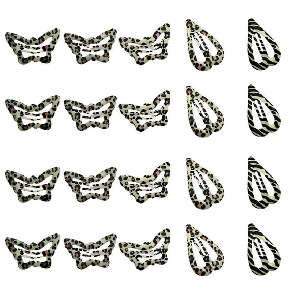 DESIGNICE 20Pcs Baby Hair Clips,Metal Tiny Hair Clips, Hair Barrettes for Women,Colormixing1