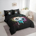 thumbnail image 3 of Feelyou Splatter Football Twin Bedding Sets 7-Piece, Cute Cartoon Bedding Comforter Set, 3 of 8