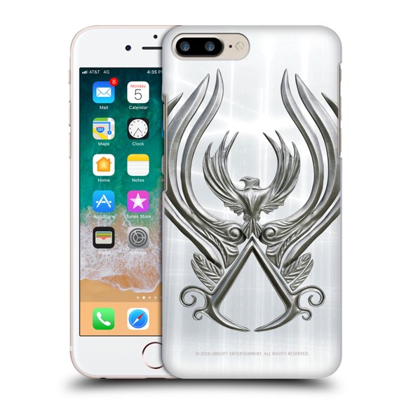 Head Case Designs Officially Licensed Assassin's Creed Brotherhood Logo Main Hard Back Case Compatible with Apple iPhone 7 Plus / iPhone 8 Plus