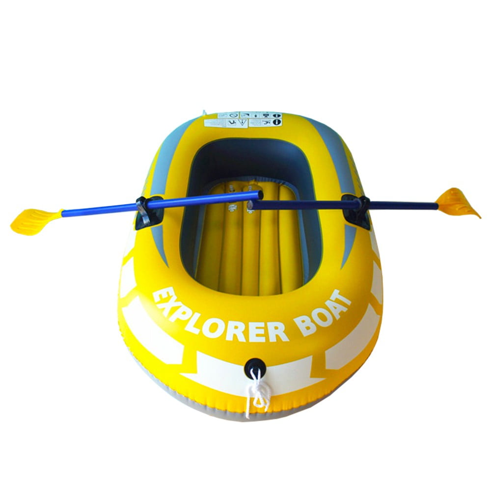 Thick Inflatable Canoe Fishing Boat Portable PVC Kayak with Pump