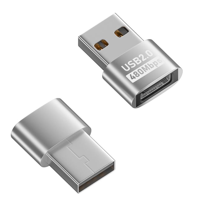Mini USB to Type C Adapter - Type C to USB A Cable Converter, 5Gbps High-Speed, Compact & Portable, for Laptops, Tablets, Phones