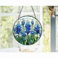 thumbnail image 4 of Texas Bluebonnet Suncatcher, Stained Glass Window Hanging, Texas State Flower, Wildflowers Sun Catcher, Mothers Day Gift For Mom Grandma, 4 of 6