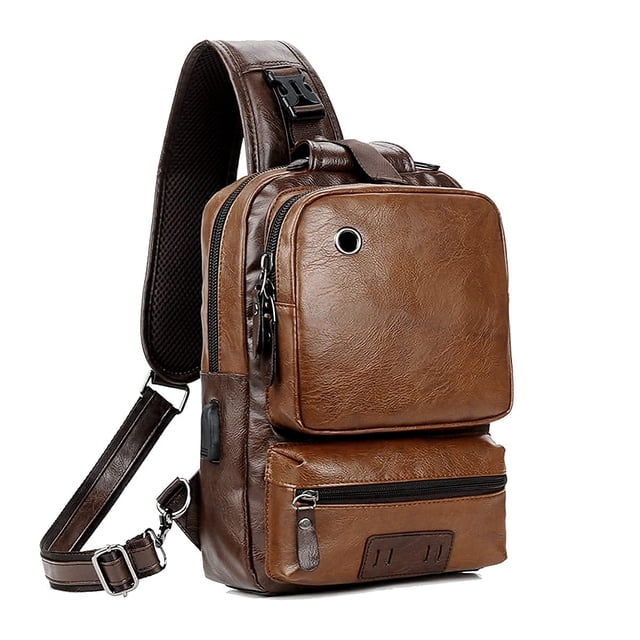 Mochila bandolera Sling Bandolera SDIYABOLO Marrón