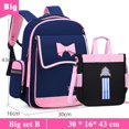 thumbnail image 1 of Mochila escolar para niña, morral ortopédico de princesa para escuela primaria, 1 grado Fivean unisex, 1 of 2