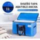 thumbnail image 2 of Cajas Mudanza, Paquete 8 Bolsas de Mudanza Extra Grandes, con Asas Reforzadas y Bolsillo para Etiquetas, Suministros Mudanza, Ventana Transparente (Azul), 2 of 4