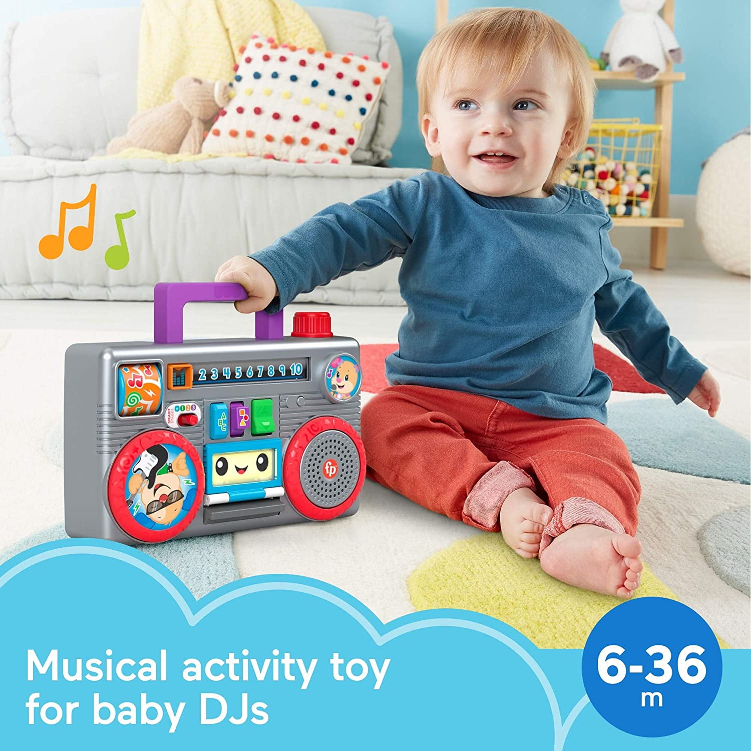 Fisher price boombox deals