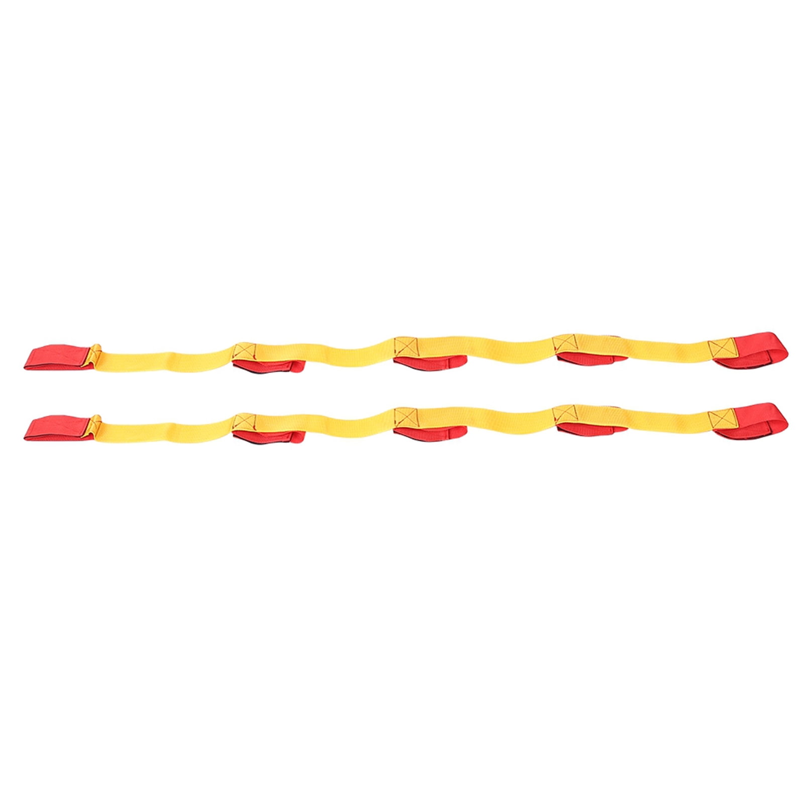 SHAR 2PCS 3/5/8 Person Fastening Tape Outdoor Team Games Training Props(5 Person)