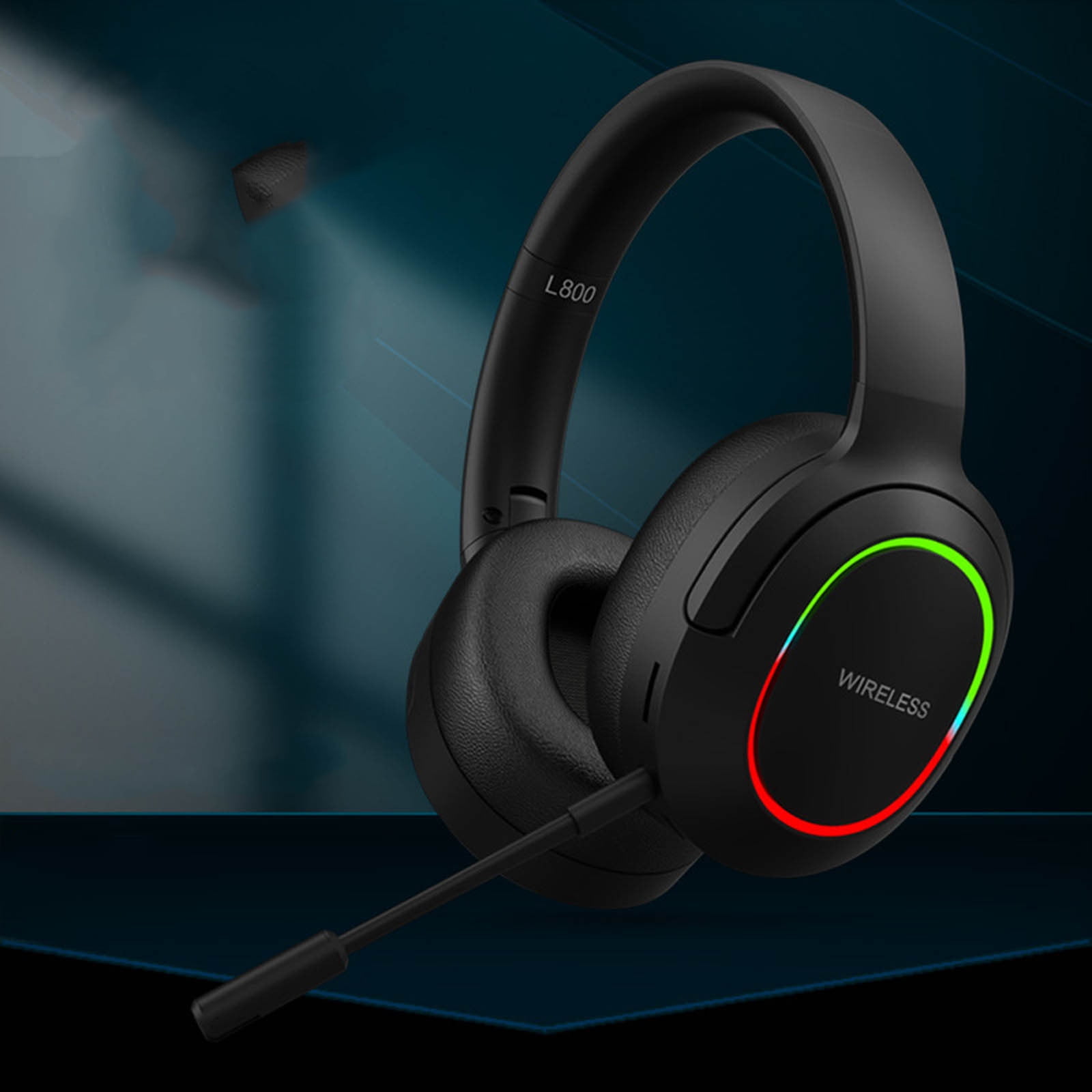 Trucker Bluetooth Headset, V5.2 Wireless Headset with Upgraded Microphone AI Noise Canceling, On Ear Bluetooth Headphone with Mute for Driver Office Call Center