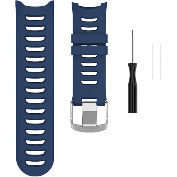 wonima11 Replacement Strap for Garmin Forerunner 610, Soft Silicone Sport Band Wath Strap Replacement Band for Garmin 610