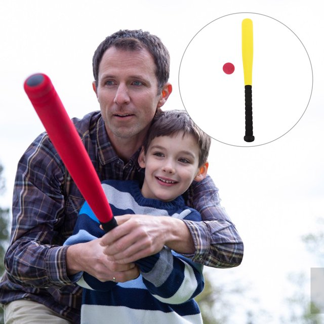 Phenofice 1 Ensemble de Battes de Baseball de Cour pour Familles avec Matériau EVA Multi