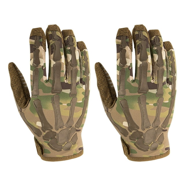 Gants de Sports d'Hiver Polyvalents avec Prise Renforcée pour Activités de Vélo, Moto et Randonnée en Plein Air, Airsoft et Paintball
