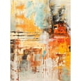 thumbnail image 2 of Lucas 15x18 Black Ornate Wood Framed with Double Matting Museum Art Print Titled - Riflessi del mattino I (detail), 2 of 4