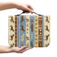thumbnail image 2 of HELLHERO Western Horse Bible Case for Men, Portable Bible Covers with Large Capacity for Church Bible Study Prayer Study, 2 of 12