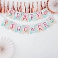 thumbnail image 2 of Inkdotpot Ready To Hang,Girl Baby ShowerBirthdayBunting, Pre StrungMermaid ThemeBaby ShowerDecorations,BuntingBannerFlags, 2 of 6