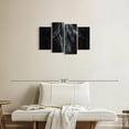 thumbnail image 2 of Elephant Stock Black Horse Close Up Wall Art - Horizontal Multi Panel Canvas - Living Room Wall Decor - Animal Multi Panel - Black And Gray Decor - 30" x 18", 2 of 4