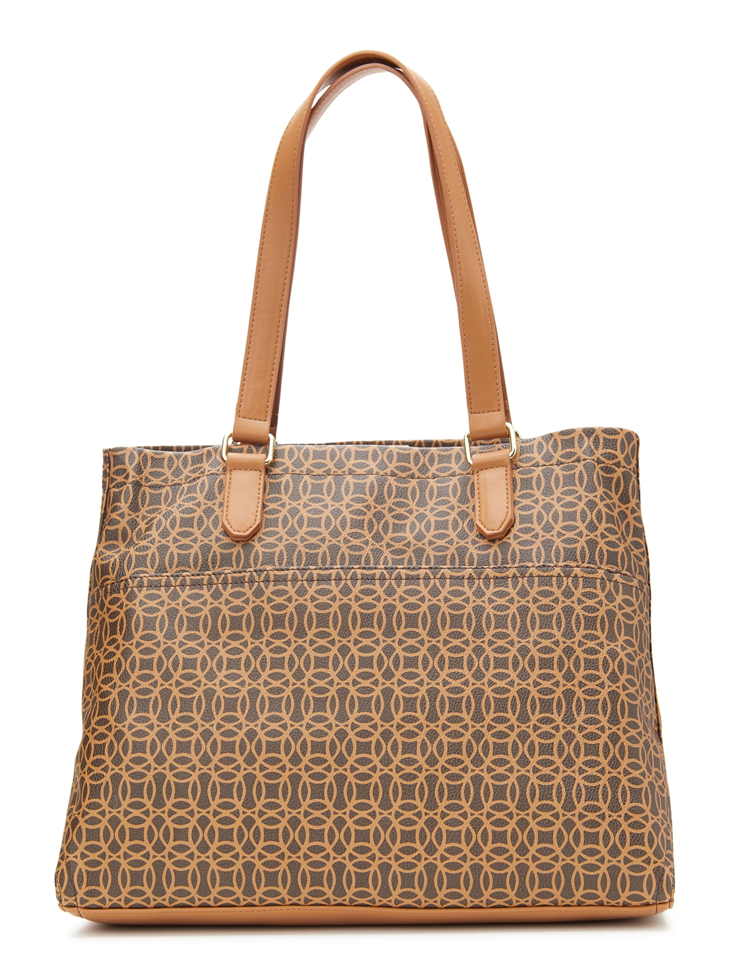 Time and Tru Women's Mia Print Tote Bag