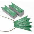thumbnail image 3 of Inkdotpot Silver Foil Paper Hang Tags Merry Christmas Favor Tags 100 Pieces, 3 of 6
