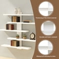 thumbnail image 3 of XIBUFE Wall Shelves,5-Layer Display Shelf for Collectibles,Wooden Wall Mounted Shelves,Floating Wall Shelves for Action Figures,Shot Glasses,Mini Decor and Toys, 3 of 7