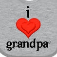 thumbnail image 4 of Inktastic I Love Grandpa Boys or Girls Baby Bib, 4 of 4