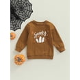 thumbnail image 2 of Douhoow Toddler Baby Halloween Pullover Autumn Casual Ghost Printed Long Sleeve Sweatshirt, 2 of 7
