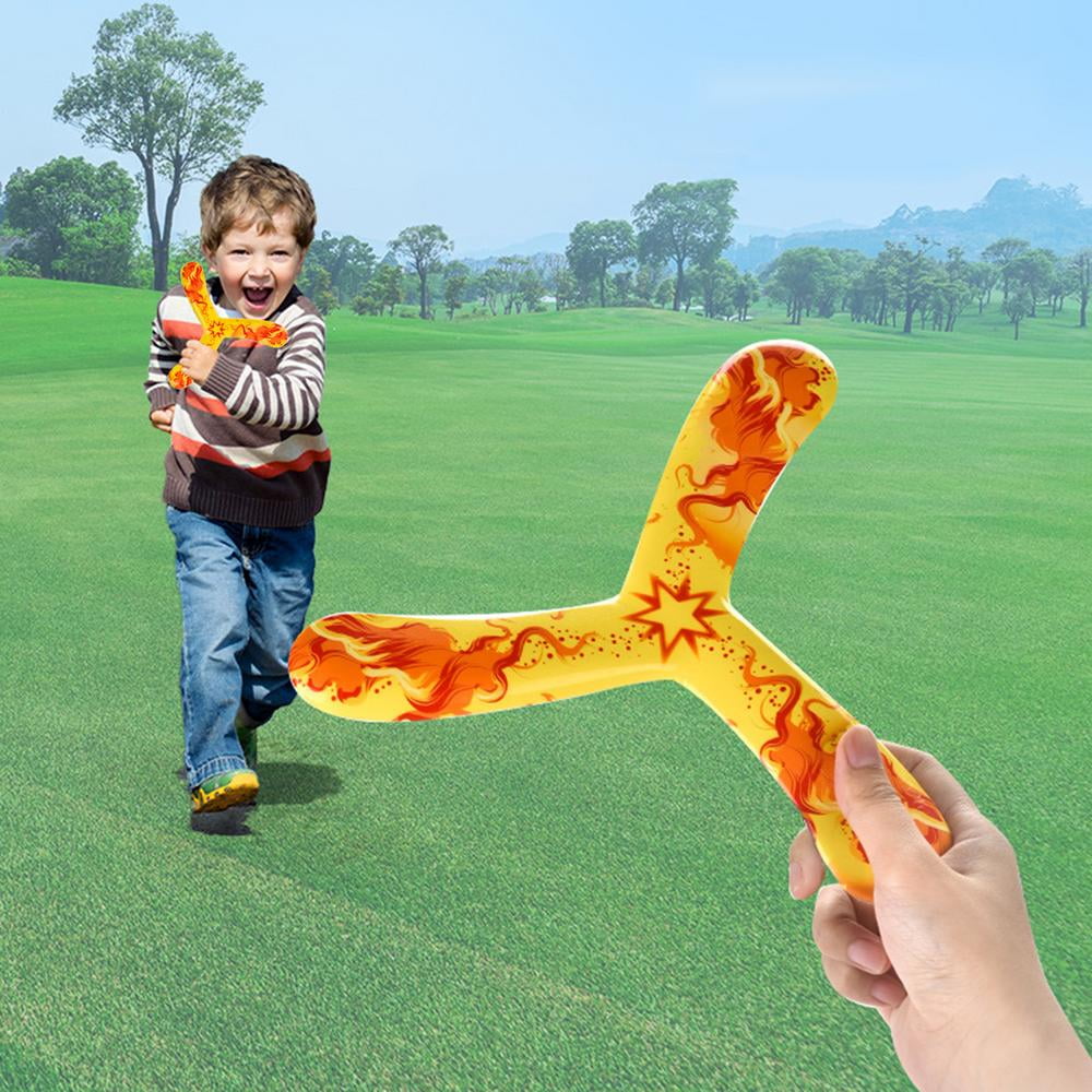 2 Pack PU Soft Boomerangs Outdoor Sports Parent-Child Throwers Game 