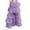 Purple, variant on Women's Long High Low Ruffles Party Tulle Skirt Maxi Tiered Rainbow Tutu Skirt