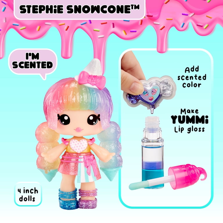 Yummiland, Lip Gloss Doll, Mystery Color Change Stephie Snowcone