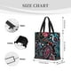 thumbnail image 3 of Easygdp Paisley Bolsa Tote para Mujer, Bolso de Hombro para Trabajo, Playa, Viajes, Compras y Supermercado, 3 of 7