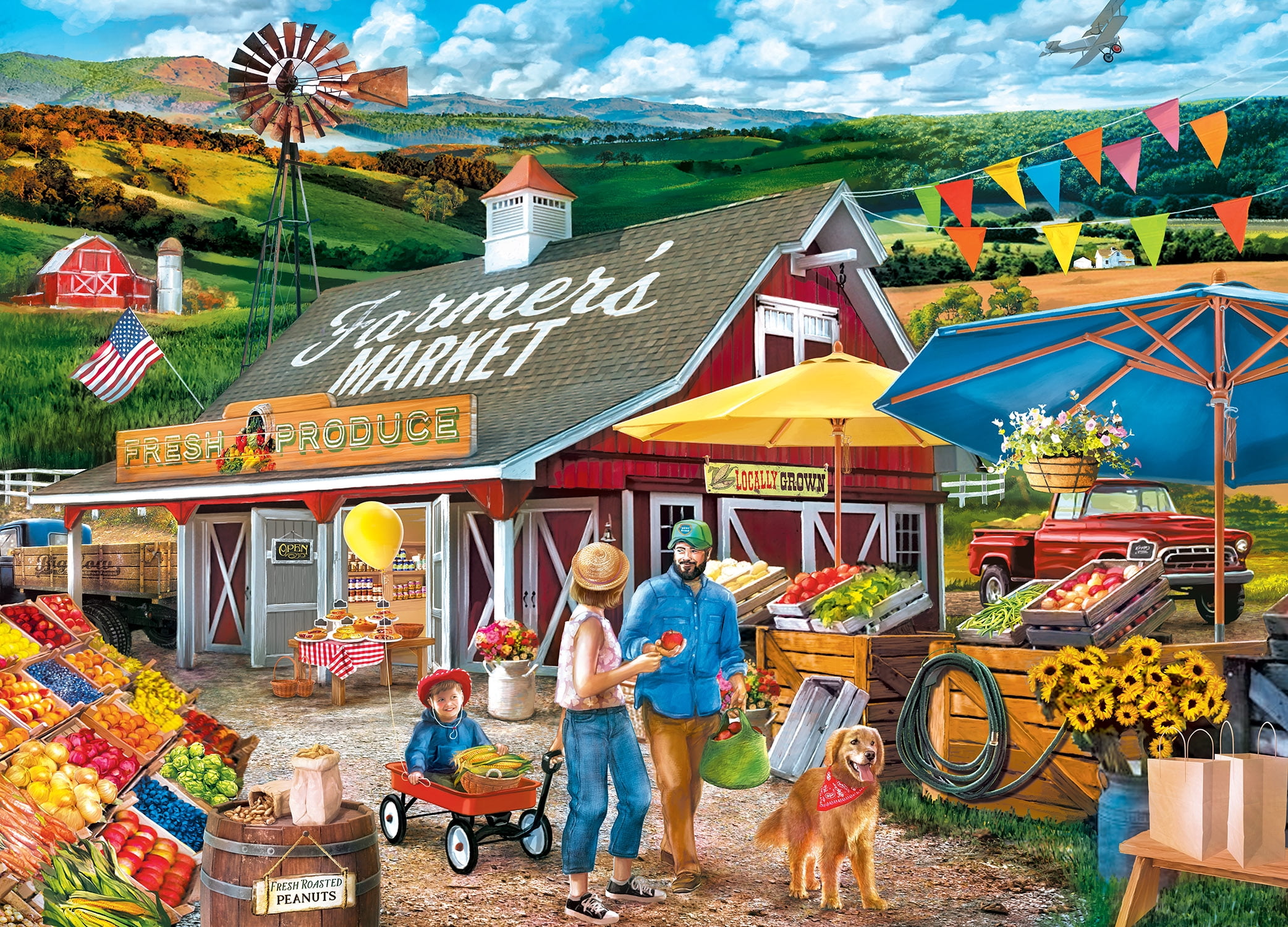 Lazy Days - Farm Fresh 1000 Piece Puzzle