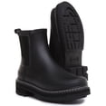 thumbnail image 5 of Hunter Women's Refined Stitch Detail Chelsea Boot In Black Size 8, 5 of 6