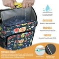 thumbnail image 2 of Aesthetic Floral Retro Botanical Garden Print Backpack Cooler - 20L High Capacity for Picnics and Outdoors, 2 of 6