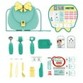 thumbnail image 2 of Little Girls Maquillaje Juguetes con Caja de Carrera Toddlers Cosmetic Toy Regalos Cumpleaños Niños Vanity Playset Educativo Preschool Tipo 2 Scienceny FN001464-02, 2 of 6