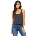 thumbnail image 1 of Camiseta sin mangas de mujer Flowy Boxy GRIS OSCURO L/XL Bella + Lienzo 8880, 1 of 1