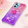 thumbnail image 6 of Slim Fit Phone Case for Redmi Note 12 4G, Bling Shiny Quicksand Effect TPU Bumper Case with Four Corners Heavy Anti-Fall Protection for Redmi Note 12 4G,Pink Purple, 6 of 14