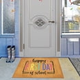 thumbnail image 2 of Tapis de Sol d'Entrée Amusant « Happy First Day of School » pour la Rentrée, Paillasson en Coco pour Vestibule avec Endos Robuste, Belle Couleur pour Usage Extérieur et Intérieur - Déco Maison 16x24 Po, 2 of 6