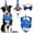 A596 BU1 One Size, variant on Dog Birthday Bandana Scarf And Dog Girl Boy Birthday Party Hat With Cute Dog Bow Tie For Small Dog Pet Pet Clothes Birthday Gift For Pet Dog Cat One Size