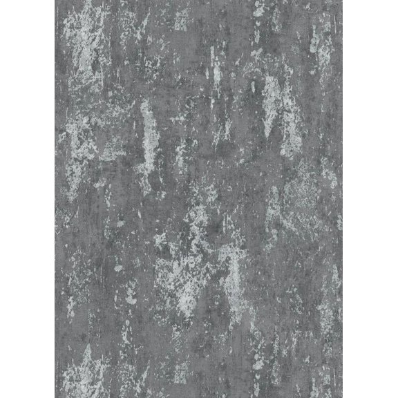 Concord Wallcoverings Textured Wallpaper Modern Marble Cracked Wall, Gray, 21 In x 33 Ft (56 sq. ft),1027310