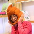 thumbnail image 4 of Yuarrent Hilarante sombrero para caca, novedad, gorro de felpa falso para excrementos, tocado completo, accesorios para fotografía de fiesta Kits de decoración para fiestas, 4 of 6