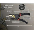 thumbnail image 4 of Multipurpose Heavy Duty Scissors All Purpose Utility Industrial Scissors Cutter with Utility Scissor pouch,Electricians Shears- Perfect for plastic, Fibre, Wood, Iron Wire, Soft Pipe, 4 of 7