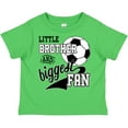 thumbnail image 3 of Inktastic Little Brother and Biggest Fan Soccer Player Boys Toddler T-Shirt, 3 of 5