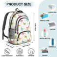 thumbnail image 5 of Butterfly and Star Pastel Pattern Cute School Backpack Bag with Padded Back and Adjustable Shoulder Straps 16.9 X 12.6 X 5.9 Inches, 5 of 5