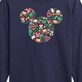 thumbnail image 3 of Disney - Mickey Silhouette Christmas - Toddler & Youth Long Sleeve Graphic T-Shirt, 3 of 5