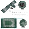 thumbnail image 4 of Ramadan Portable Light Islamic Travel Prayer Mat with Compass Pocket Sized Carry Bag and Attached Compass Pray Rug Portable Polyester 60*100cm Waterproof Material, 4 of 6