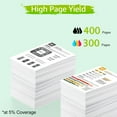 thumbnail image 2 of GREENCYCLE PG245XL CL246XL ink cartridges combo pack Replacement for Canon High Yield PG-245XL CL-246XL Compatible with MX490 MG2522 MG2525 MG2924 MG3020 MG3029 TS3120 TS3122 TS202 (3 Black, 1 Color), 2 of 7