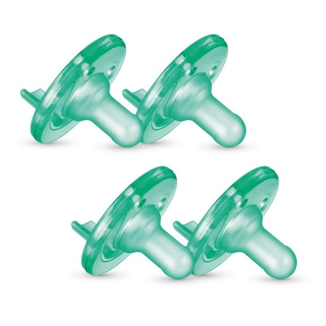Chupete Philips Avent Super Soothie, Verde, 3+ Meses, Paquete de 4, SCF192/45 Philips AVENT NA