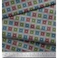 thumbnail image 2 of Soimoi Polyester Crepe Fabric Flower Artistic Print Sewing Fabric Yard 52 Inch Wide, 2 of 3