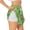 White, variant on Rateoe Cartoon Frog And Lotus Leaf Printed 2 in 1 Women's Workout Shorts for Athletic Gym Running Shorts with Phone Pockets-X-Large