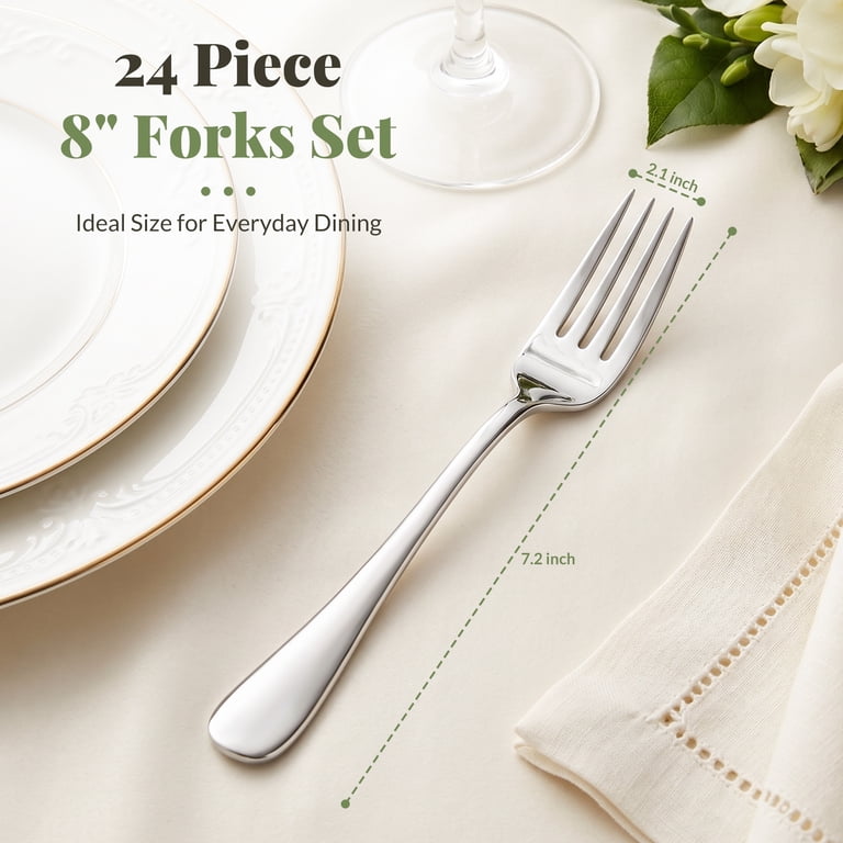 Astercook 24-Piece Stainless Steel Dinner Forks photo 7